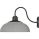 Levitt 1 Light 11.63 inch Natural Black Outdoor Wall Light in Natural Gray